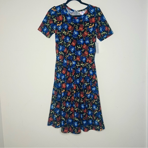 LULAROE Amelia Dress with Pockets L NWT - Picture 1 of 5